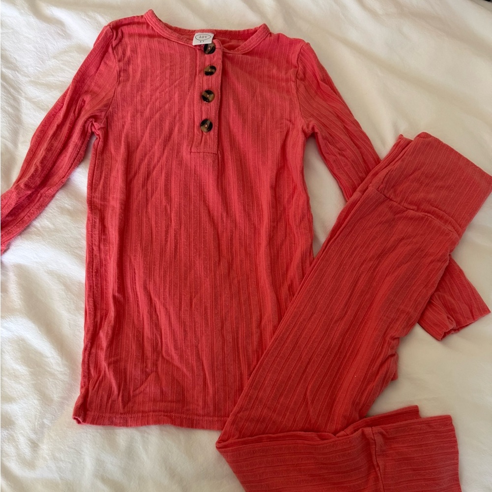 Lou Lou & Company Pink Kids Pajama Set